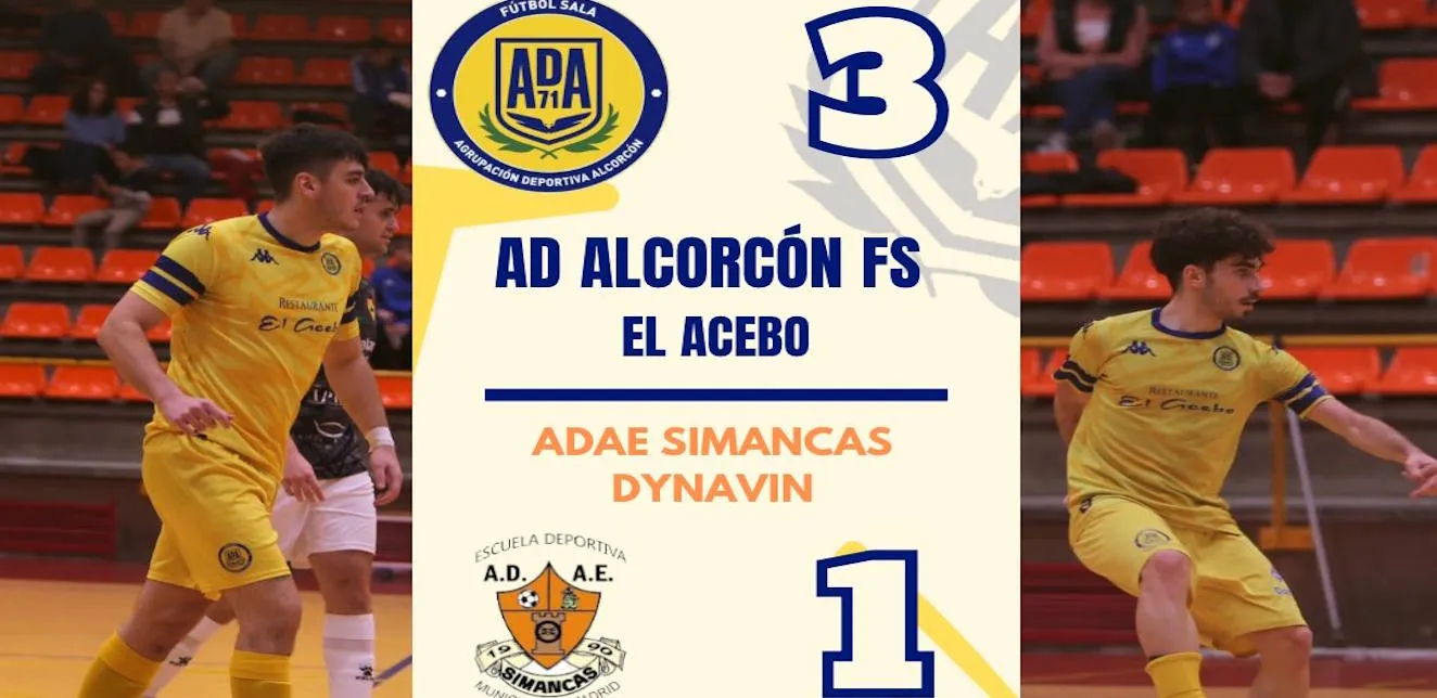 La AD Alcorcón deja los tres puntos en casa ante ADAE Simancas.