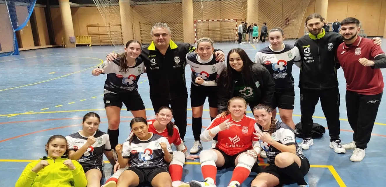 El Deportivo Córdoba suma y sigue tras ganar en Jaén (3-5)