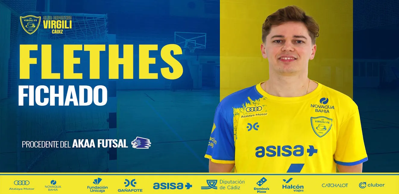 Flethes, nuevo fichaje del CD Virgili Cádiz, procedente del Akaa Futsal de Finlandia