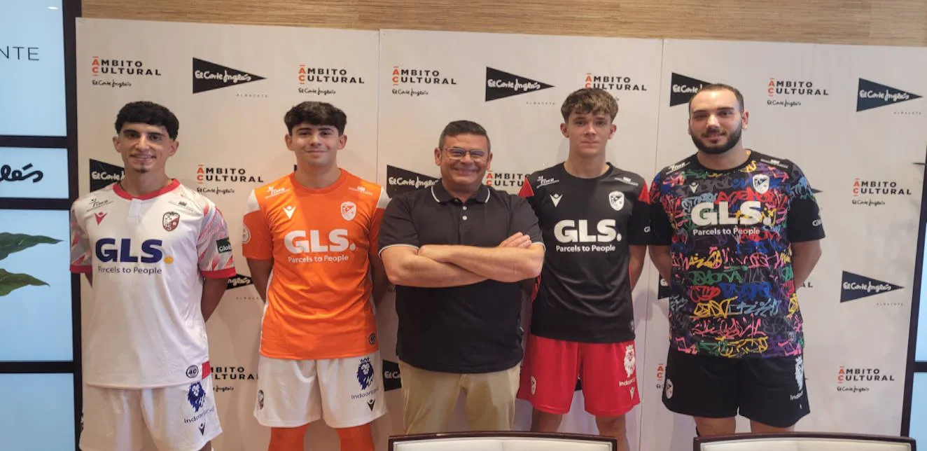 El Albacete Fútbol Sala presenta sus equipaciones para la temporada 2024-2025.