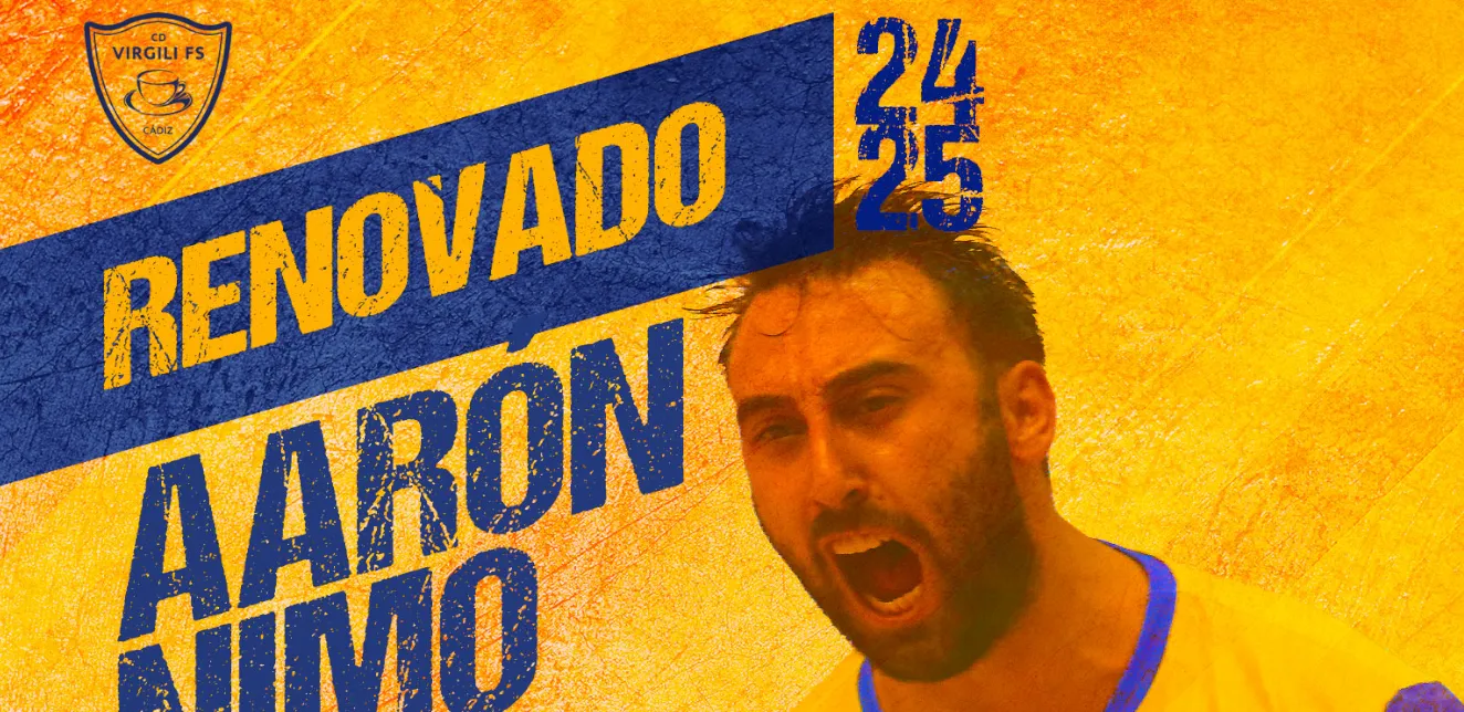 Aarón Nimo renueva como jugador del CD Virgili Cádiz 2024-2025