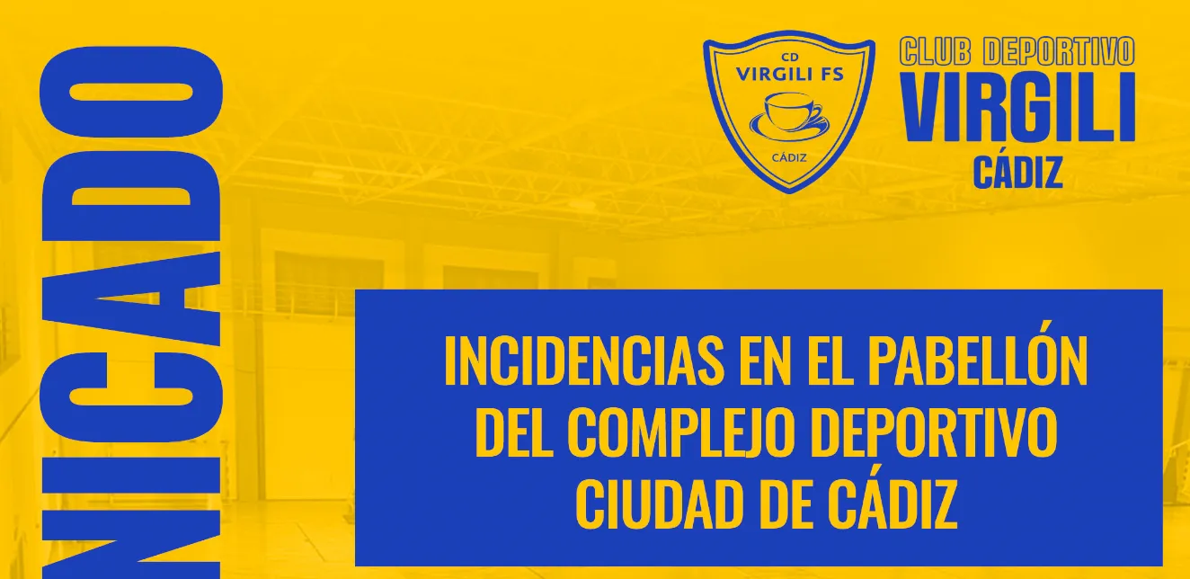Incidencias en el pabellón Ciudad de Cádiz de cara al partido ante el ADYO Cañada Rosal