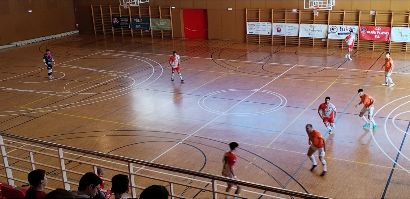 Gijón Playas F.S. aplasta a Concejo Valdés 7-2 y empata en puntos en la clasificación
