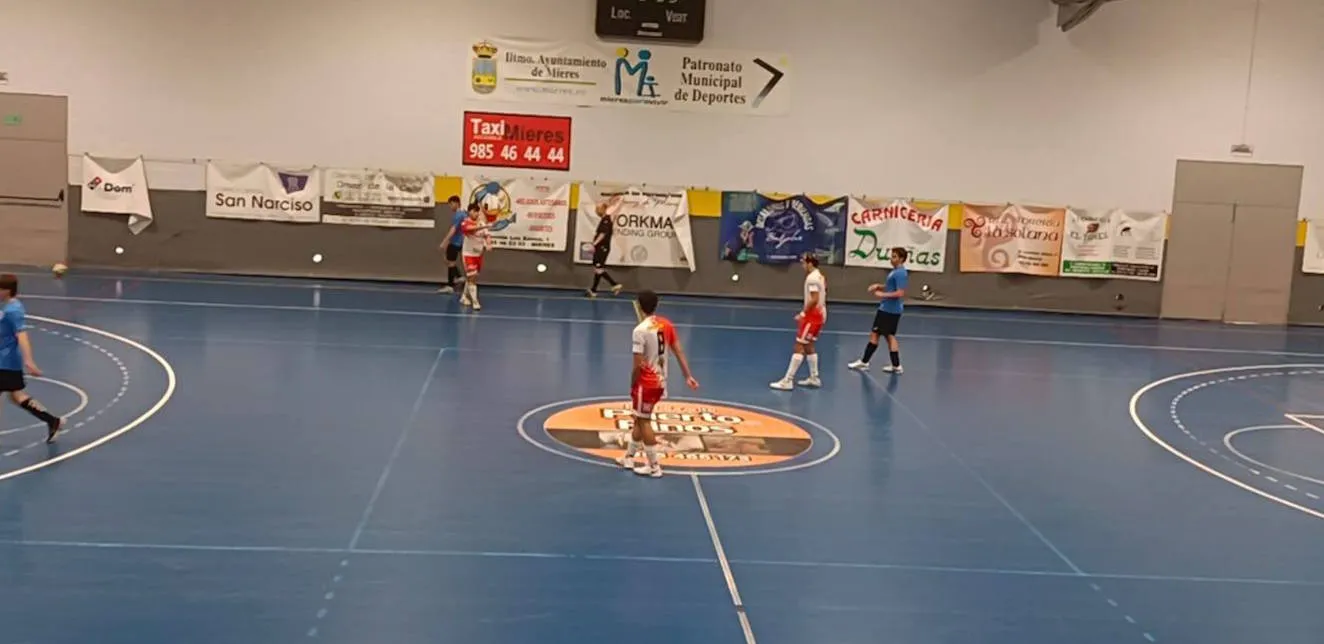 Racing de Mieres "B" vence con autoridad a C.D. Gijón Playas F.S. "B" con un 4-0 contundente