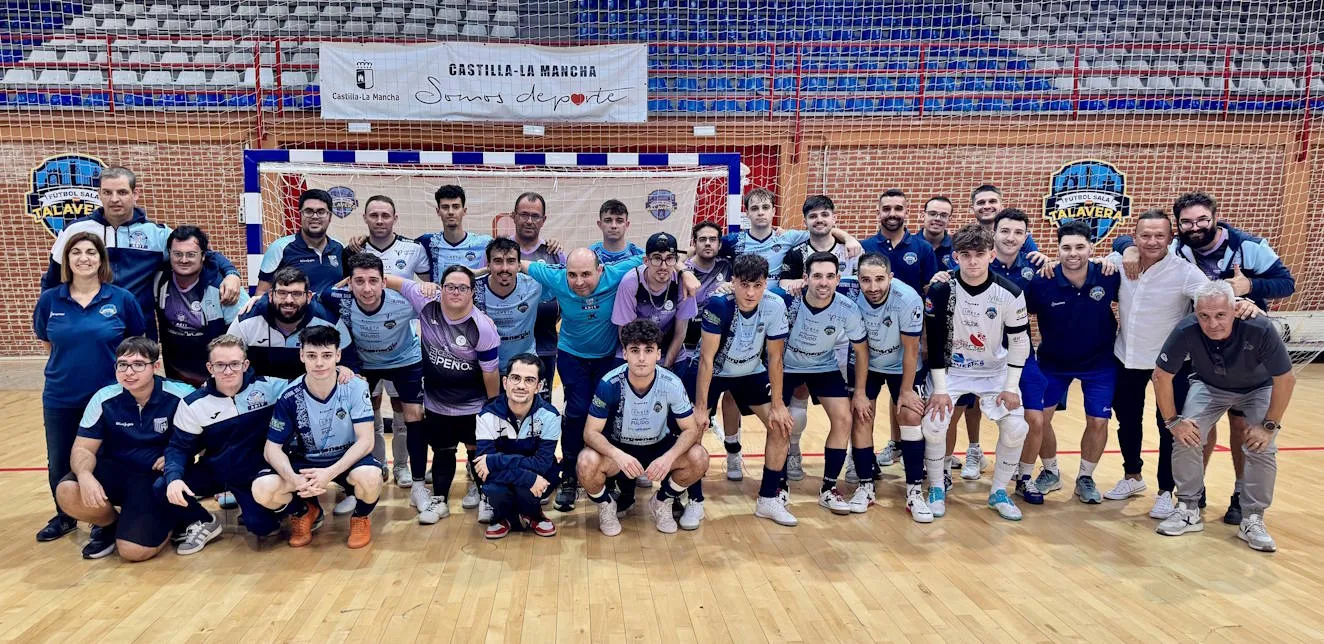 El FS Talavera invita a los chicos y chicas de la Asociación ADIT al fútbol sala