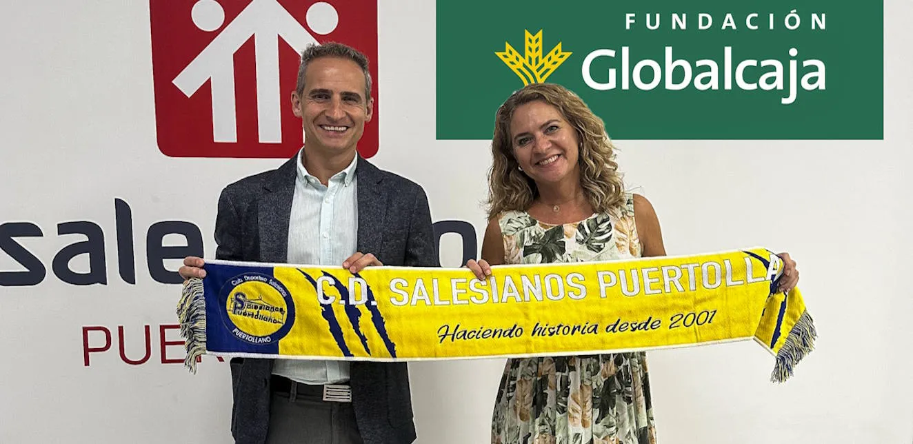 El CD Salesianos Puertollano y la Fundación Globalcaja se alían para la promoción del deporte