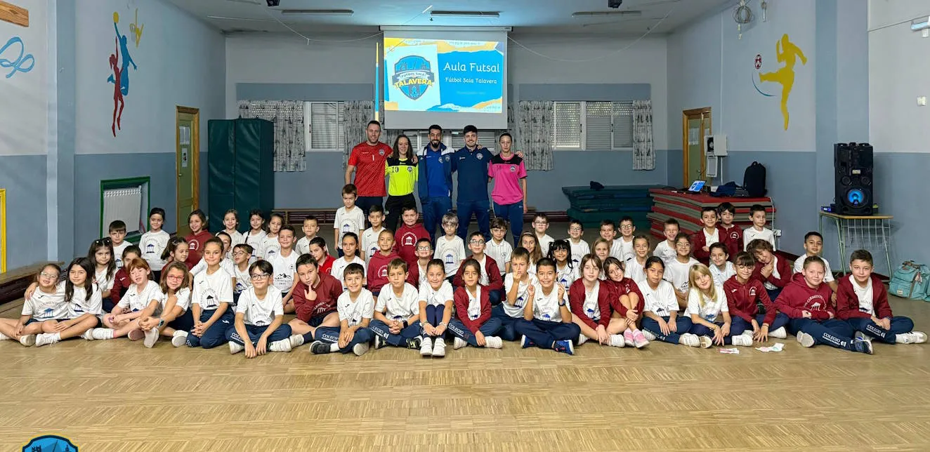 Aula Futsal hace su siguiente parada en el Colegio ‘Clemente Palencia’