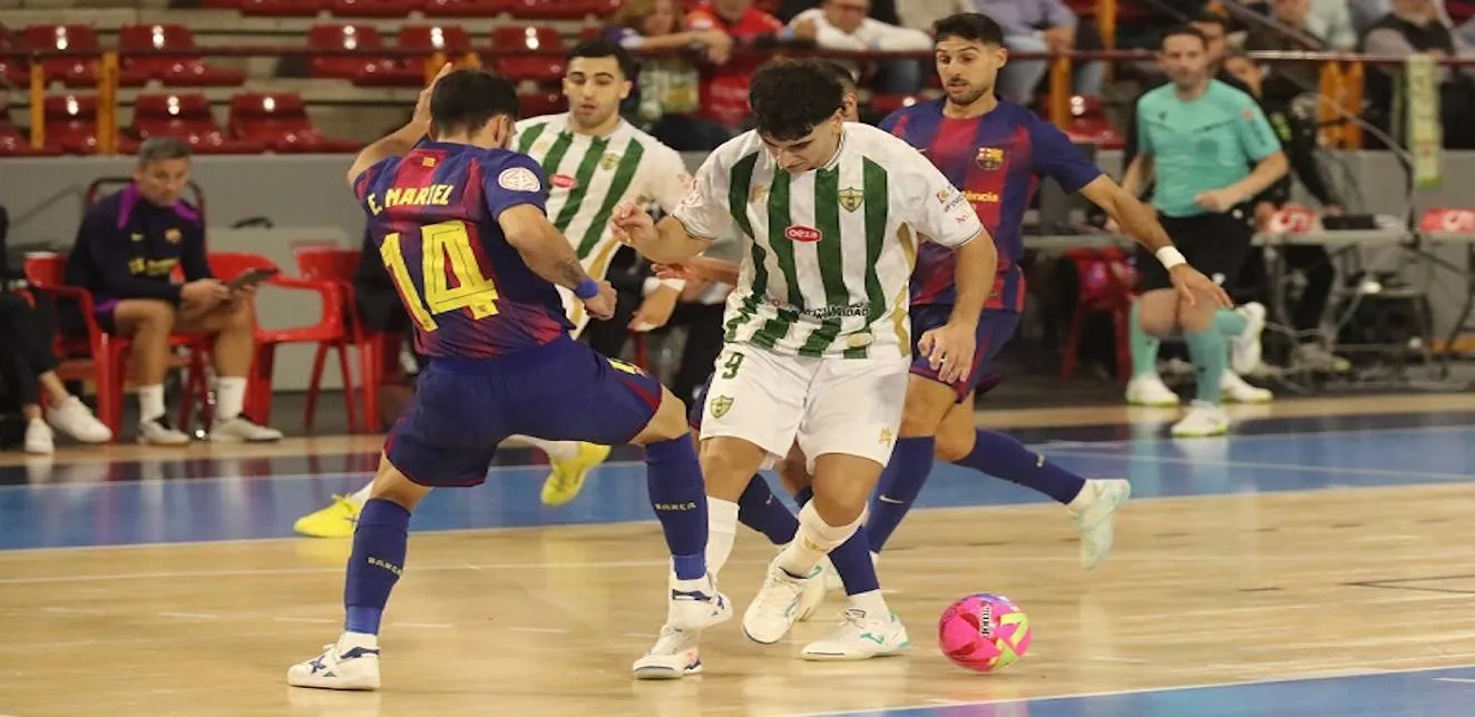 El Córdoba Patrimonio resiste al Barça y suma un valioso empate (2-2)