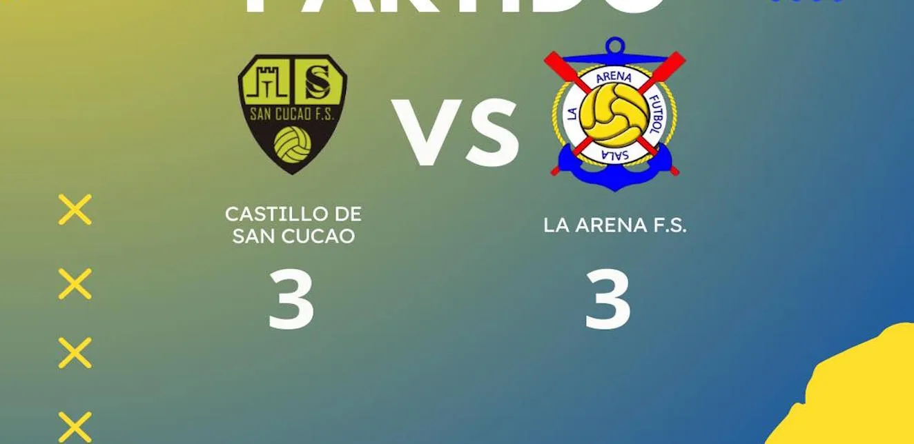 Castillo de San Cucao y La Arena firman un empate de alta tensión en un duelo vibrante