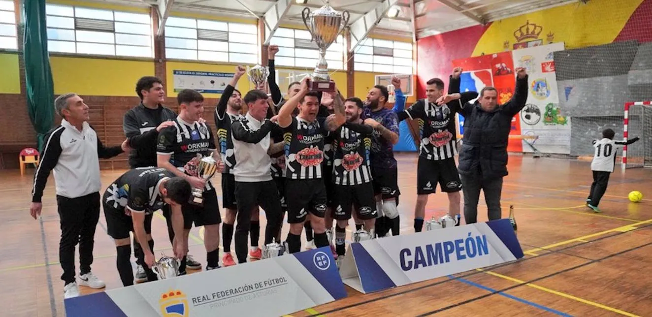 El Racing de Mieres alza su primera Copa Principado tras una lección de resistencia táctica ante el Arenas de Manzaneda
