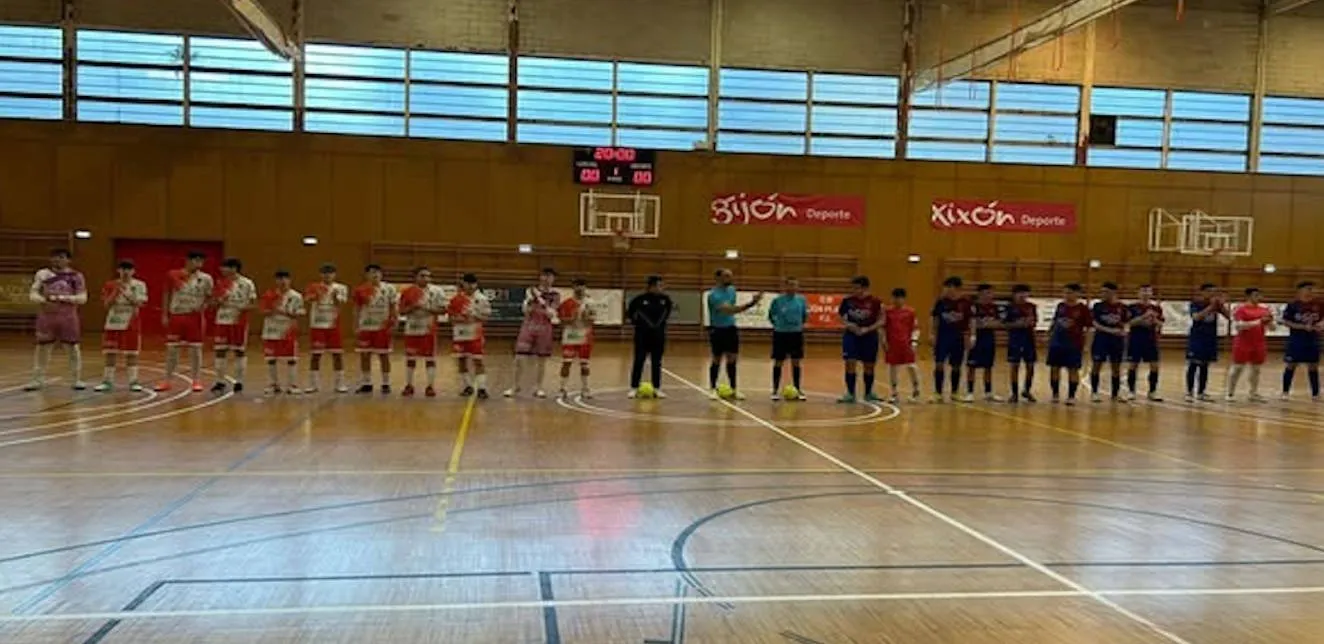 Gijón Playas La Bimbala se Impone 3-2 en el Derbi Juvenil ante C.D. Gijón Perchera F.S.