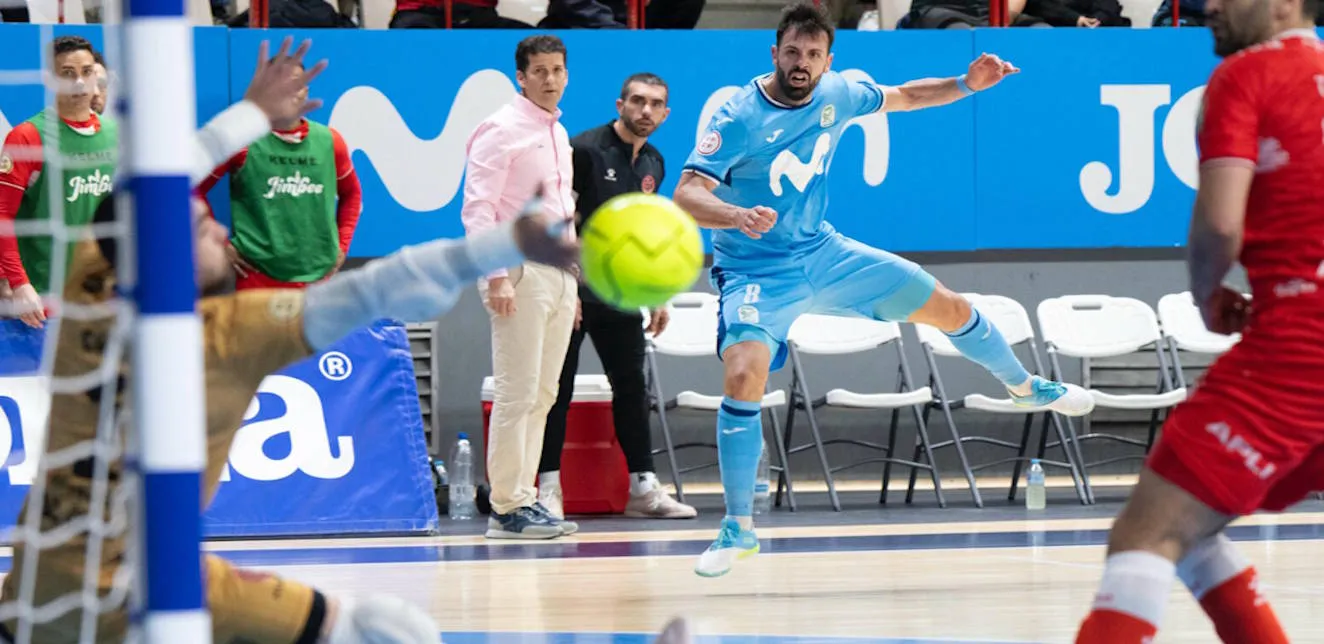 Movistar Inter FS continúa en la cima tras empatar con Jimbee Cartagena