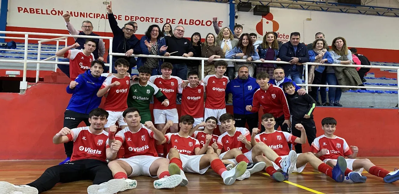 El cadete Viatis Mobility Albolote FS se proclama campeón de liga