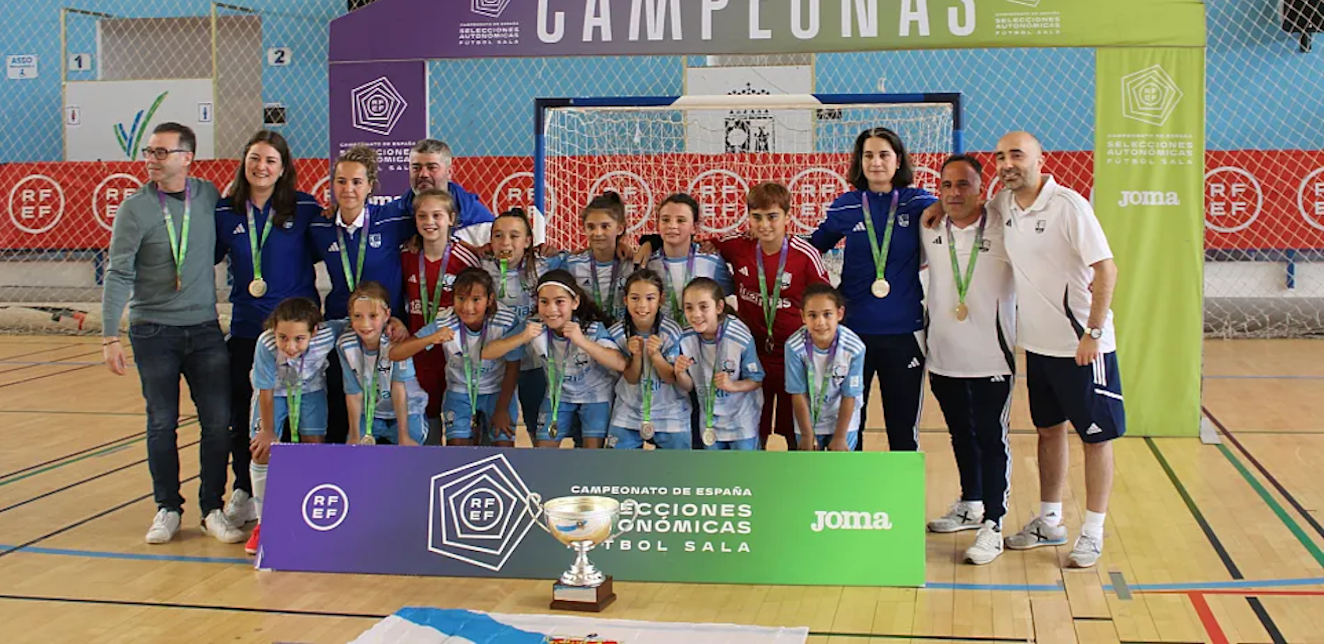 Galicia se corona campeona de España Sub-10 femenino con una victoria