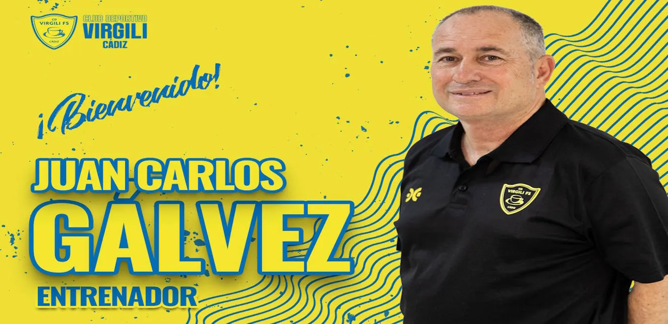 Juan Carlos Gálvez, nuevo entrenador del CD Virgili Cádiz para la temporada 2025-2026