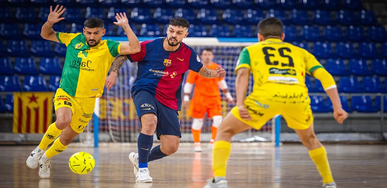 Barça supera al Jaén Paraíso Interior y devuelve la eliminatoria al Palau Blaugrana.