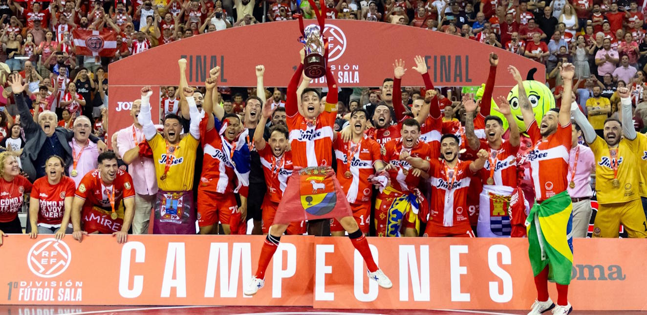 Jimbee Cartagena conquista la gloria con una remontada legendaria ante el Barça