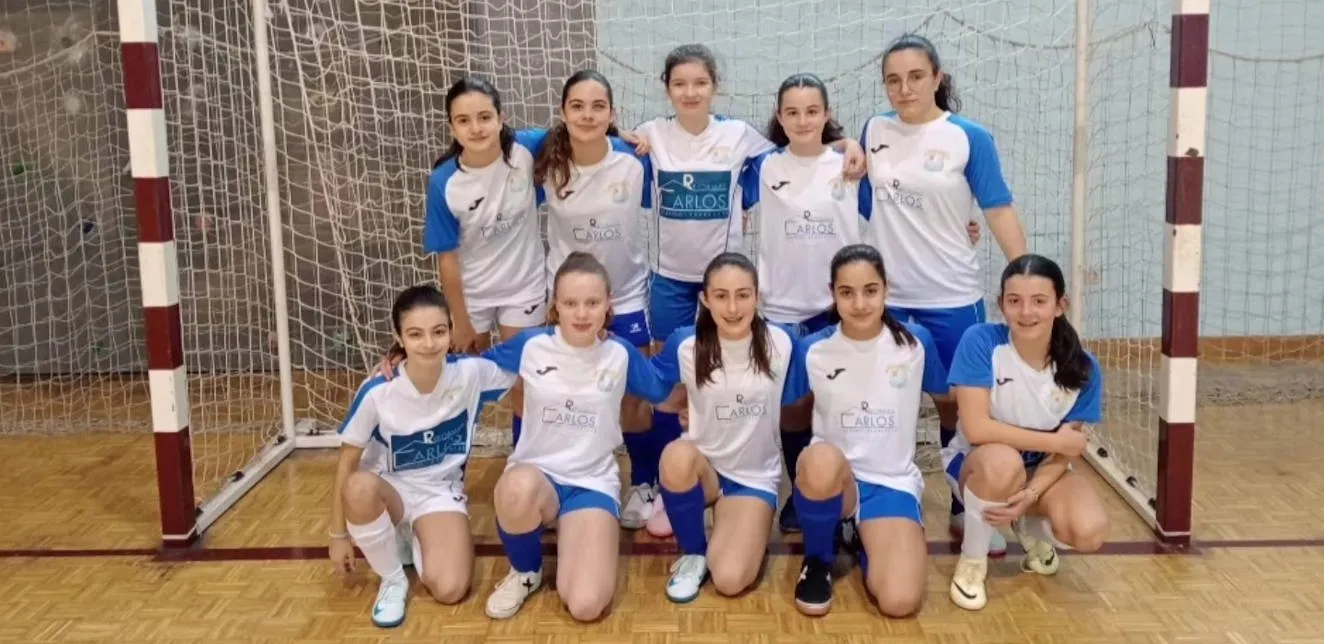 El C.D. Villa de Tineo - IES Tineo, campeonas de Asturias tras una temporada brillante en la Liga Cadete-Infantil Femenina