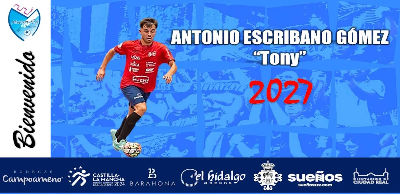 Antonio Escribano refuerza al Quesos El Hidalgo Manzanares hasta 2027