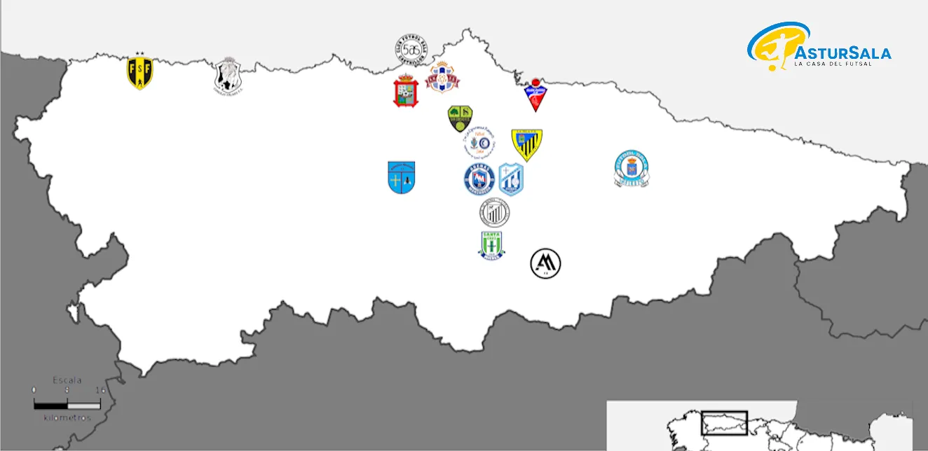 Publicado el calendario oficial de la Tercera División de Fútbol Sala en Asturias
