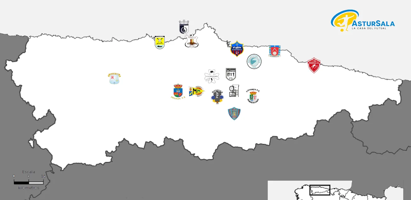 Publicados el Calendario de la 1ª AsturFutSal