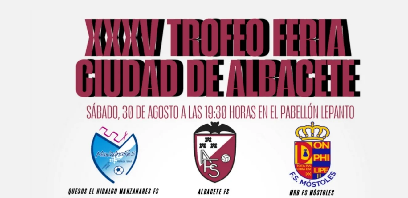 Información venta de entradas para el XXXV Trofeo Feria Ciudad de Albacete.