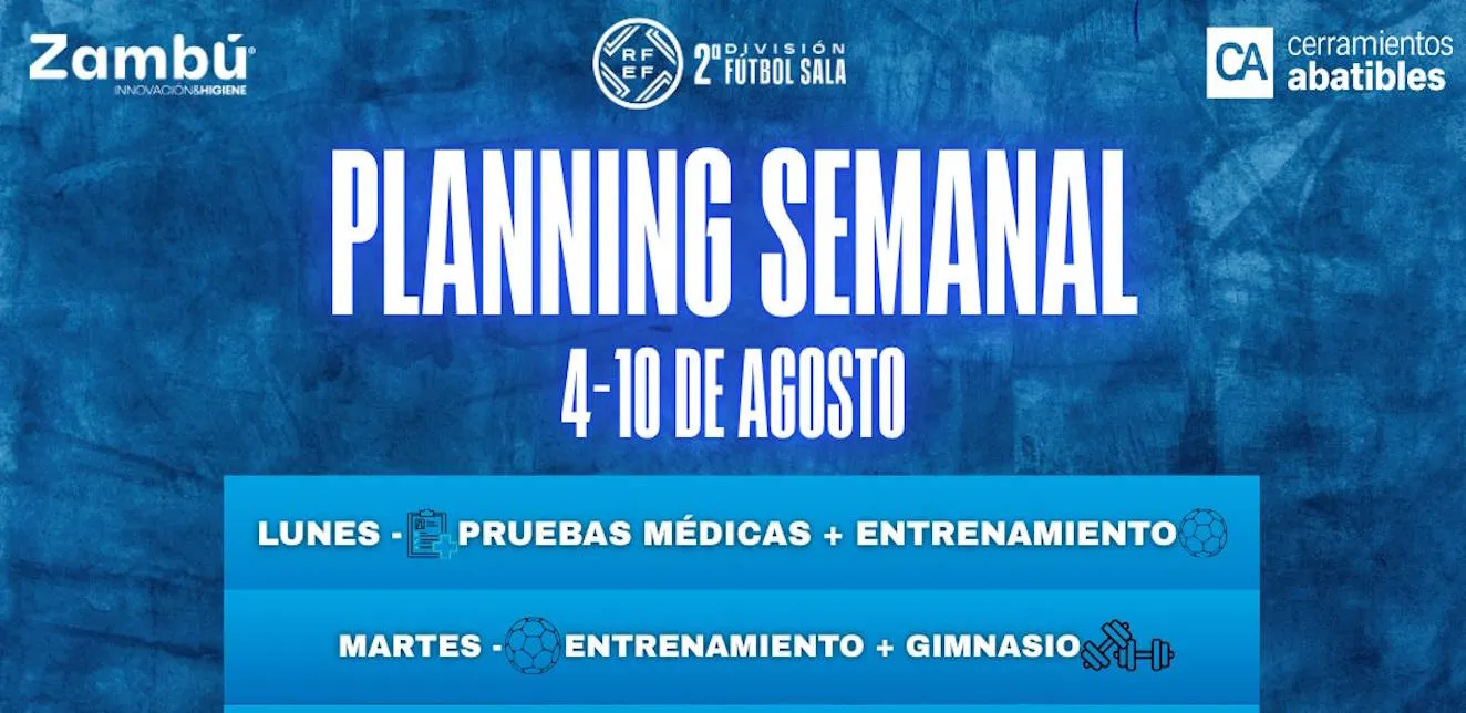 Zambú CFS Pinatar Cerramientos Abatibles inicia la pretemporada el lunes 4 de agosto