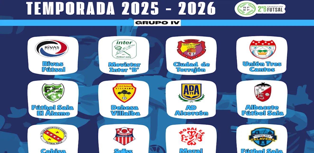 El Fútbol Sala Talavera queda encuadrado en el Grupo IV de la Segunda División ‘B’