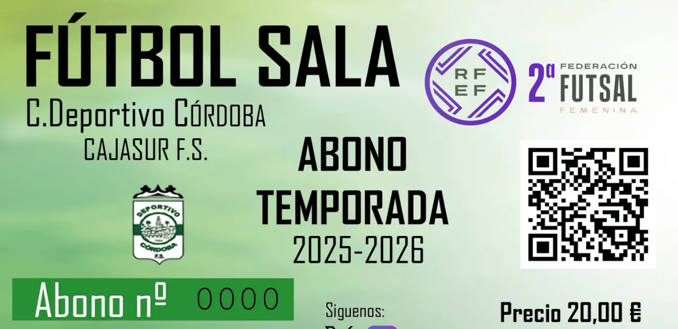 El Deportivo Córdoba lanza su campaña de abonos para esta temporada