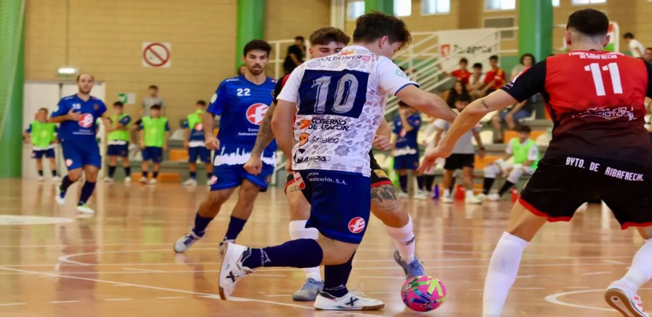 Un punto de fe en Ribafrecha para romper el hielo a domicilio