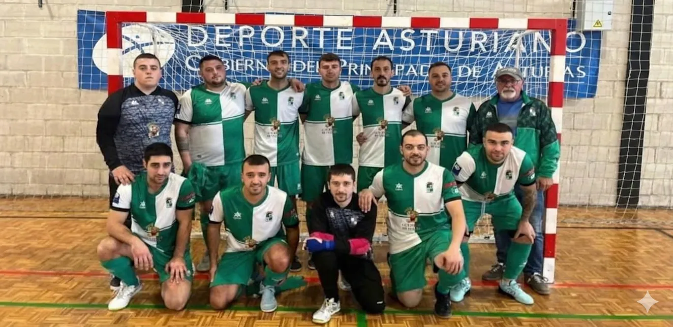 El C.D. Los Campos impone su pegada en la cancha del Caseras y se afianza en el podio