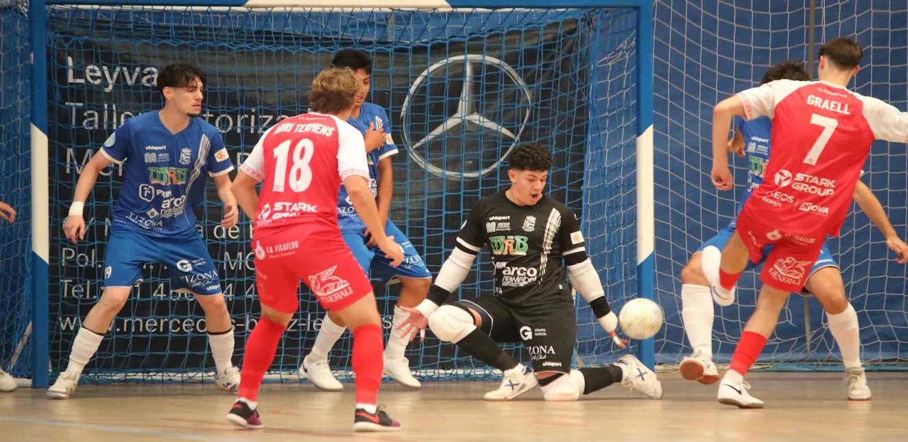 La madera y el infortunio privan al MRB FS Móstoles de la victoria ante el Sala 5 Martorell (3-3)