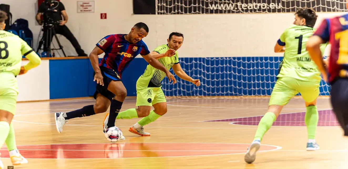 El Barça regresa a la Champions con autoridad y golea al Futsal Minerva en su estreno (6-1)