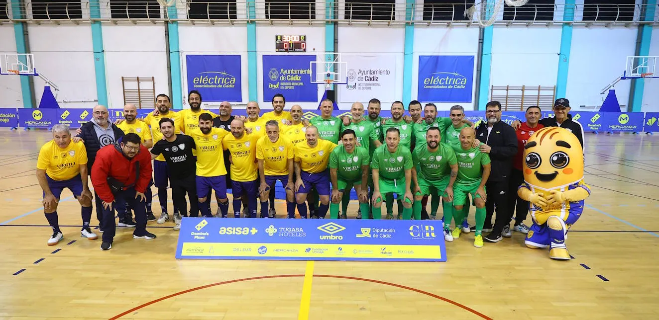 El CD Virgili Cádiz entrega la recaudación solidaria del ‘Virgili Legends’ a la Asociación Andaluza de Cuidados Paliativos Pediátricos