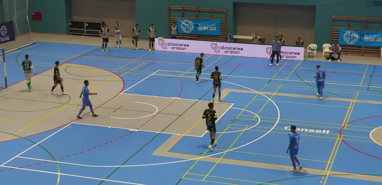 Frenético empate a cinco entre Gasifred Atlético Ibiza y El Ejido Futsal en un auténtico partidazo