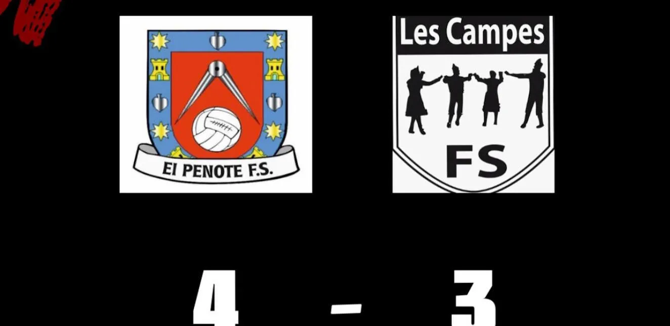 El Penote sobrevive a un duelo de infarto en Colunga y agrava la crisis de Les Campes (4-3)