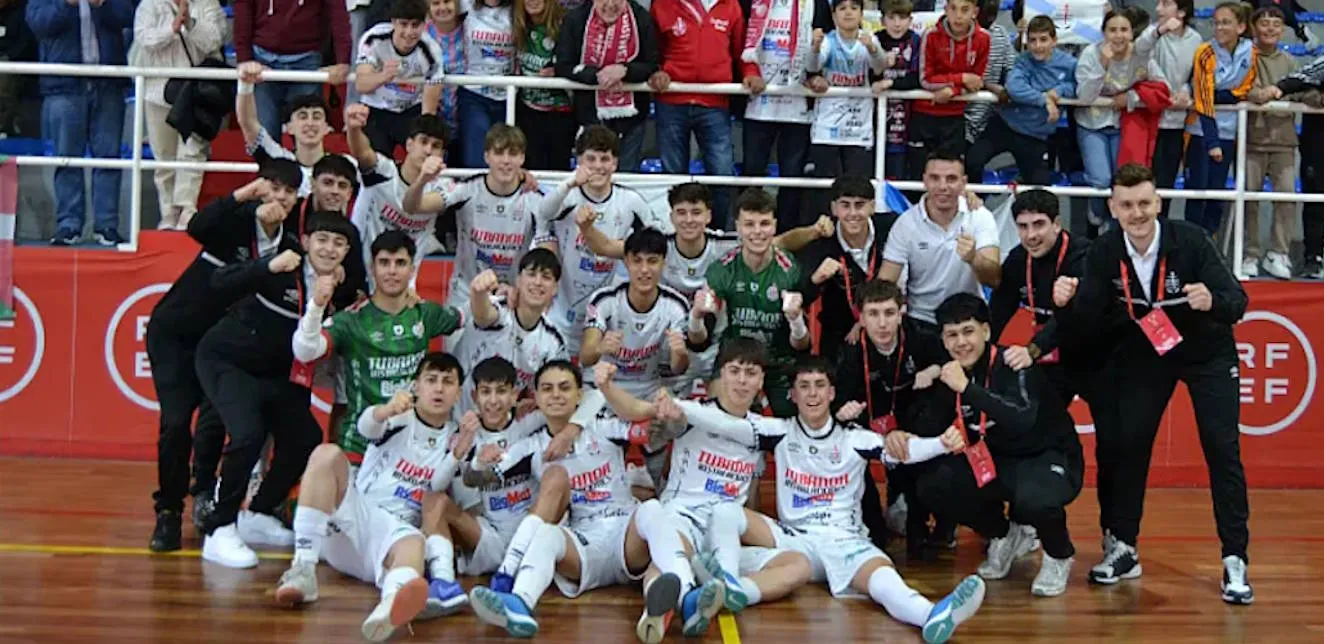 Exhibición y pegada: El Noia Portus Apostoli arrolla al CD Valle del Ebro y es el primer semifinalista juvenil (6-0)