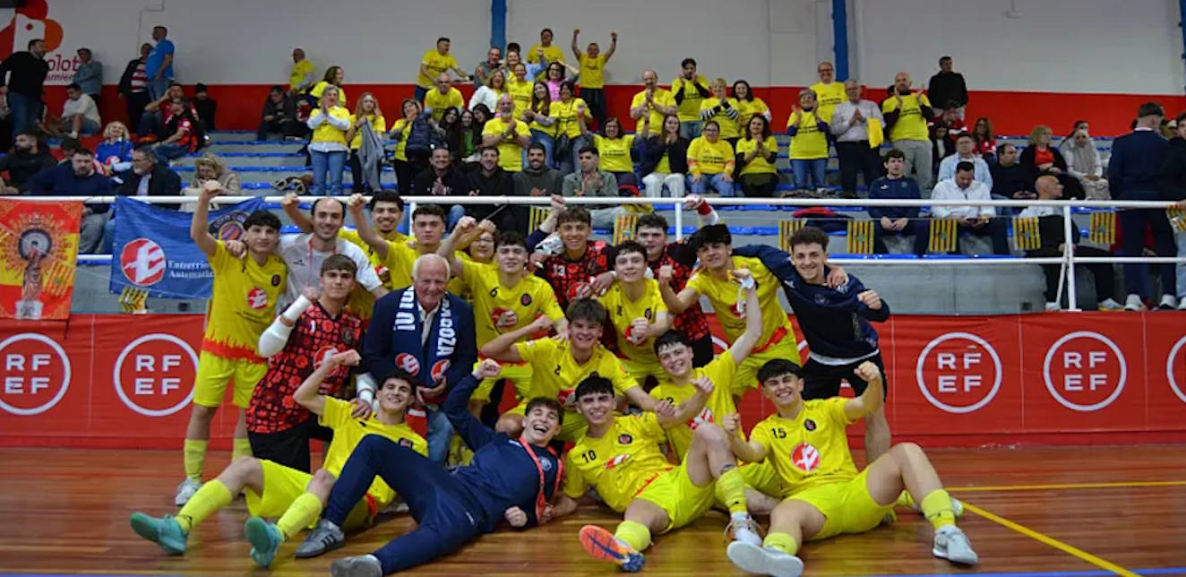 Un vendaval aragonés hace historia: El Entrerríos Automatización golea al Málaga y se planta en semifinales (2-9)