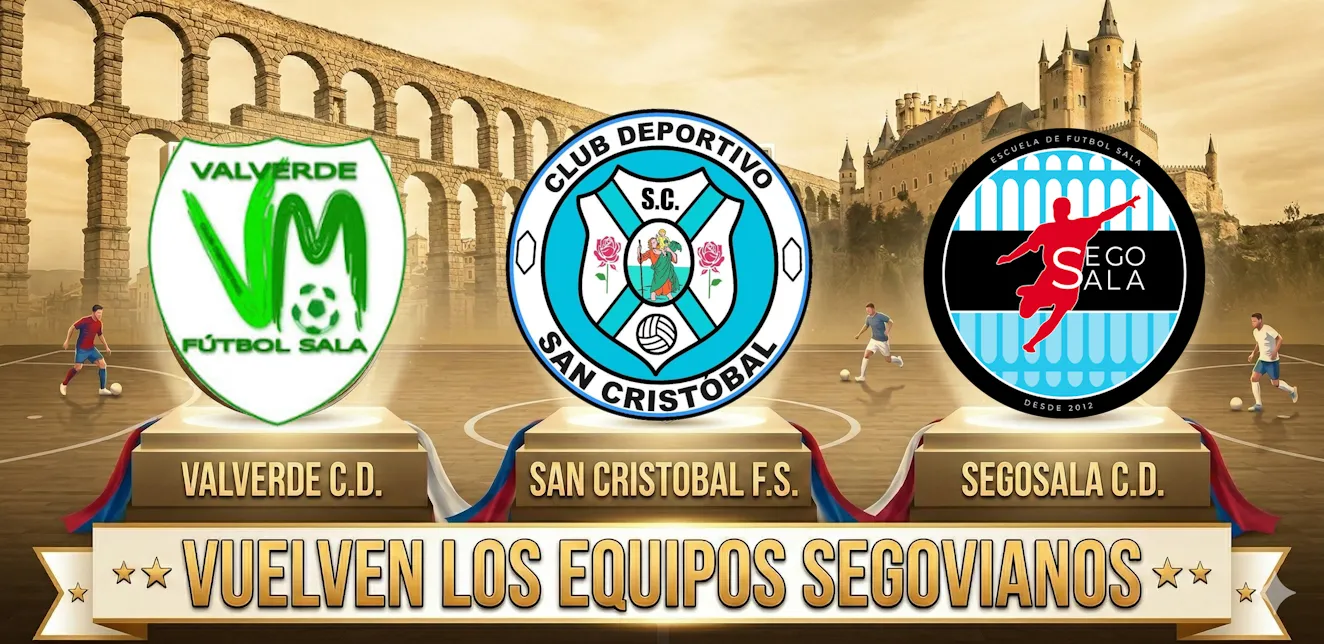 El TAD concede la cautelar y el fútbol sala segoviano regresa en bloque a las competiciones nacionales