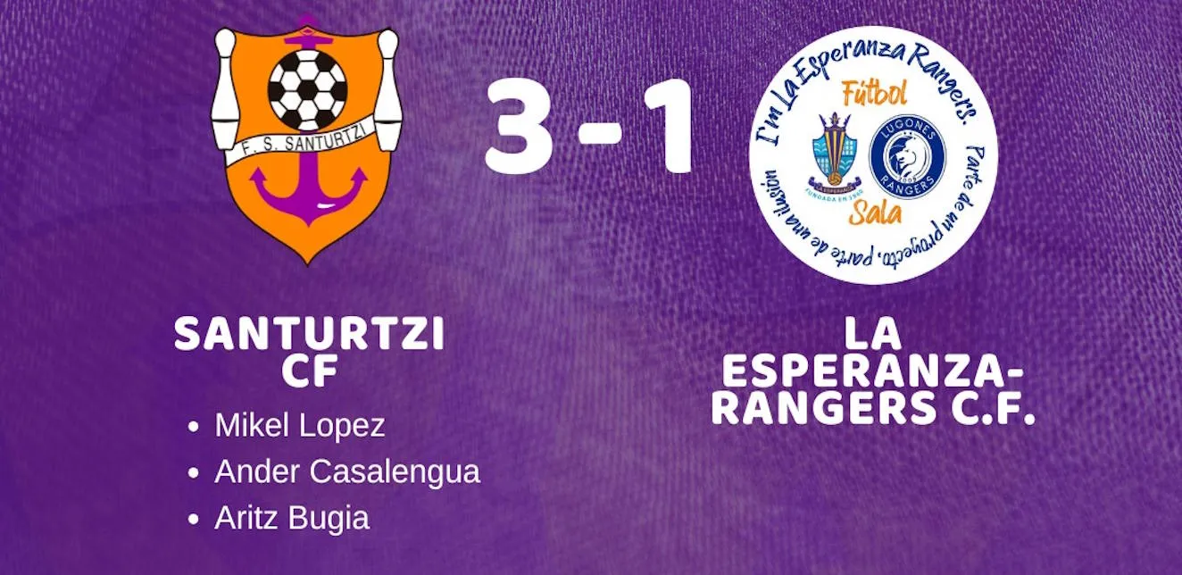 La salvación se complica para La Esperanza - Rangers tras caer en un duelo vital ante el Santurtzi