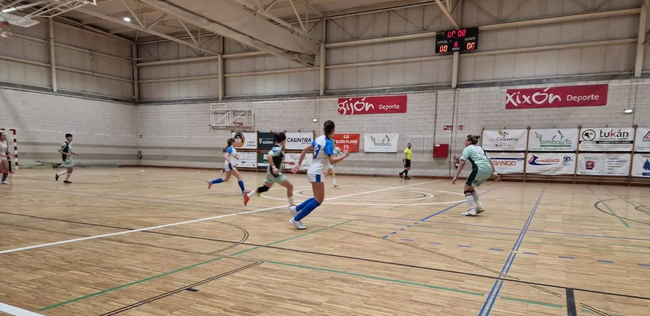 Un fin de semana perfecto consolida al C.D. Gijón Playas F.S.F. en la zona noble con un doblete de victorias