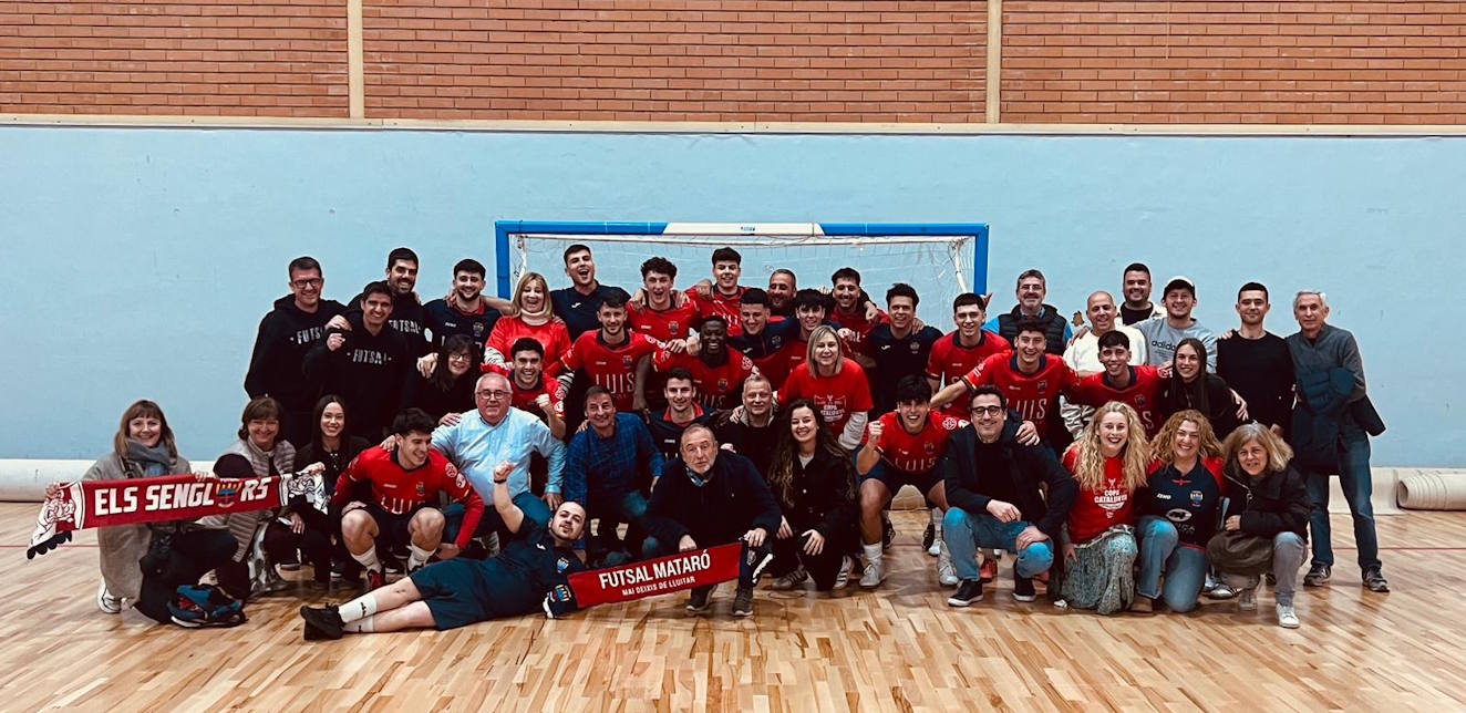 El C.E. Futsal Gestoria Luis Mataró se corona campeón del Grupo 3 en Lleida