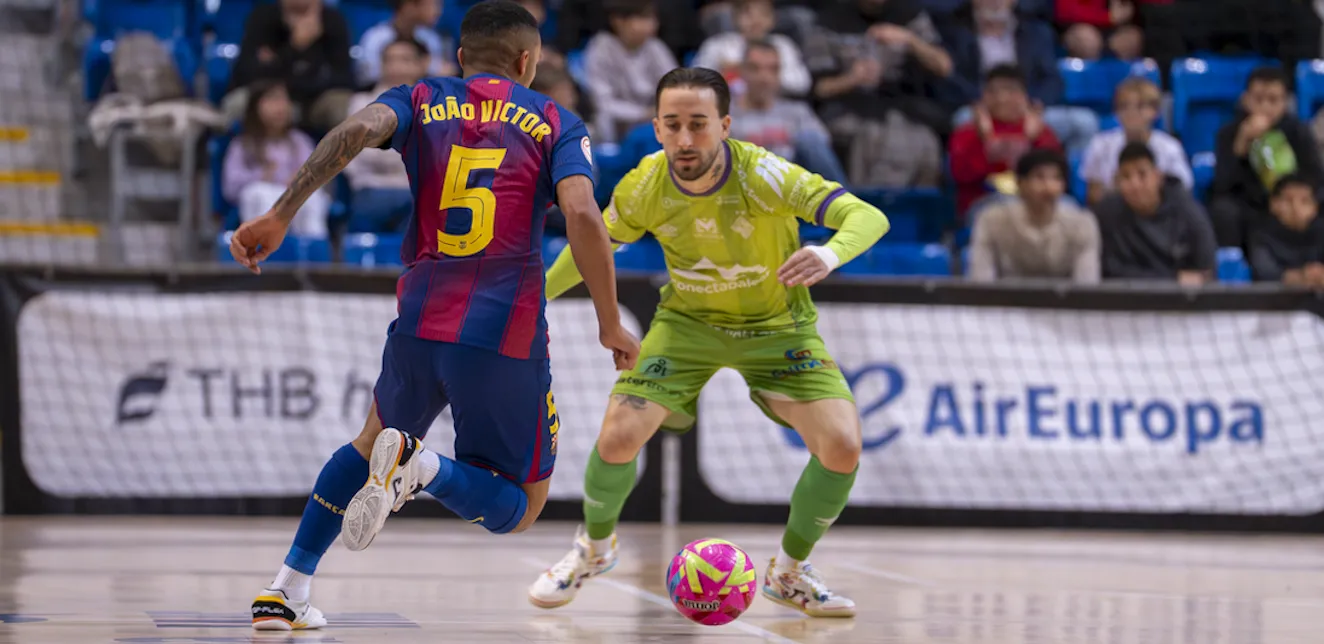 Un inicio arrollador del Barça condena al Palma Futsal en Son Moix (1-5)