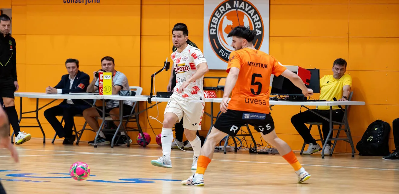 ElPozo Murcia rescata un punto en Tudela tras levantar un 3-1 en contra (3-3)