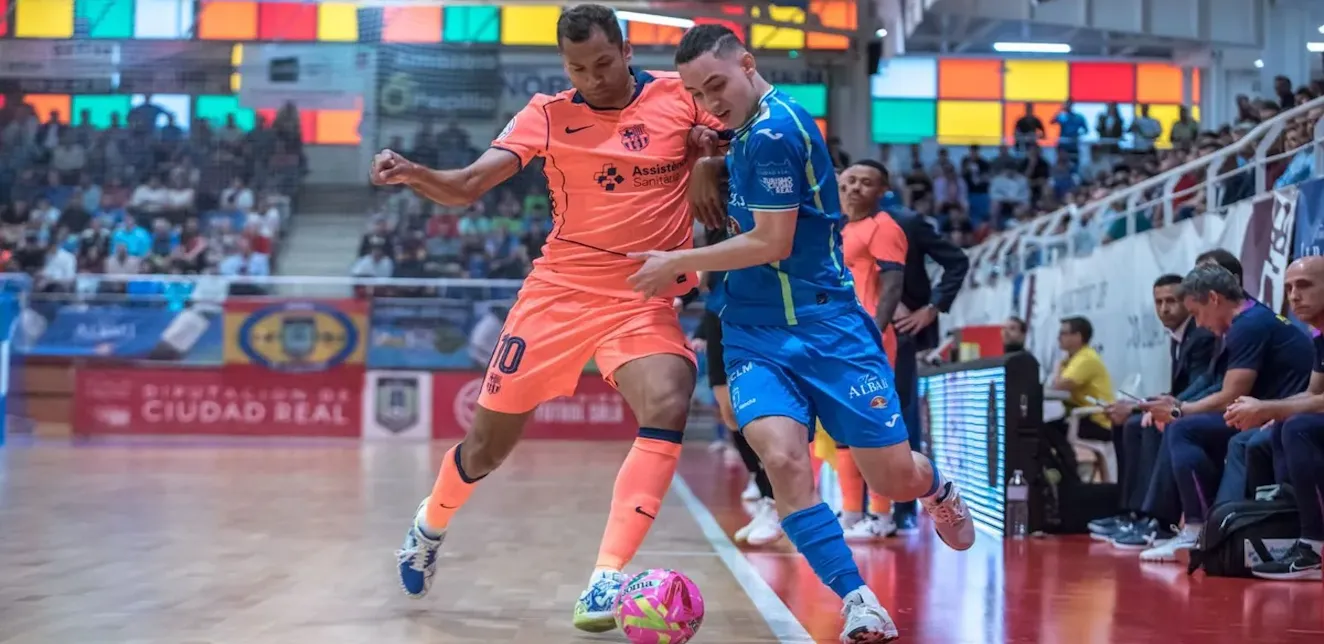El Barça impone su pegada en el Virgen de la Cabeza y aparta al Viña Albali Valdepeñas de los puestos de PlayOff (2-4)