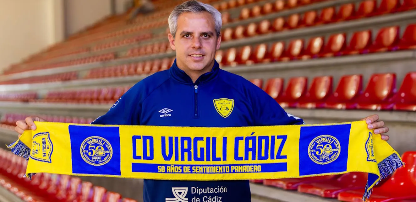 El CD Virgili Cádiz incorpora a Luis Jara como nuevo director del área deportiva