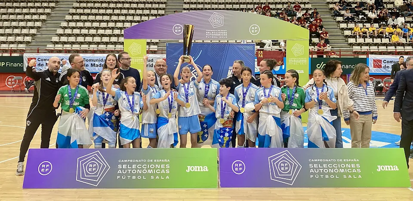 Galicia reina en Torrejón y se proclama Campeona de España Sub-12 Femenina
