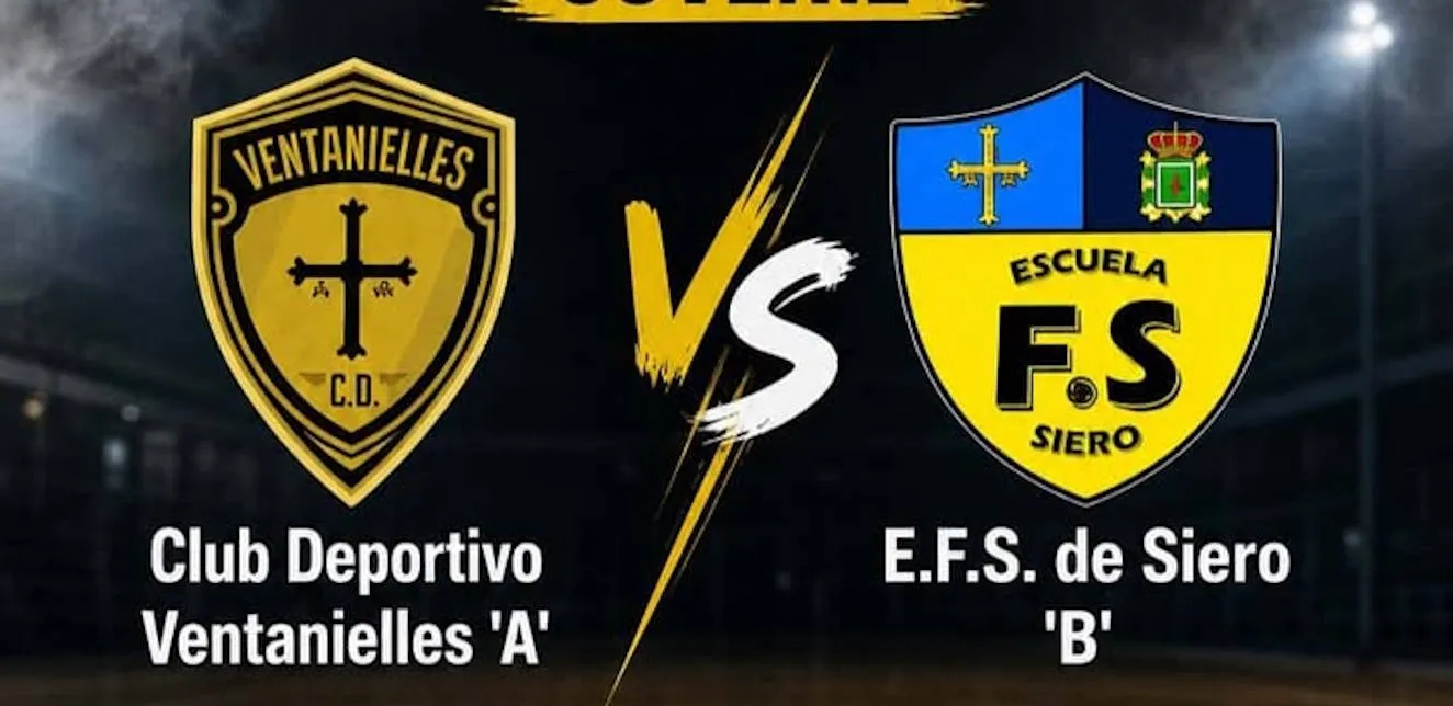 C.D. Ventanielles y E.F.S. de Siero B protagonizan el duelo clave en el desenlace de la Copa Principado Juvenil