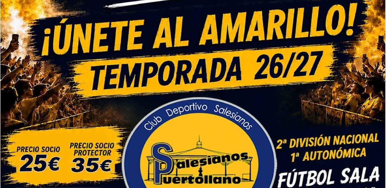 El Salesianos Puertollano lanza su campaña de abonados ‘Nuestra historia se escribe contigo’