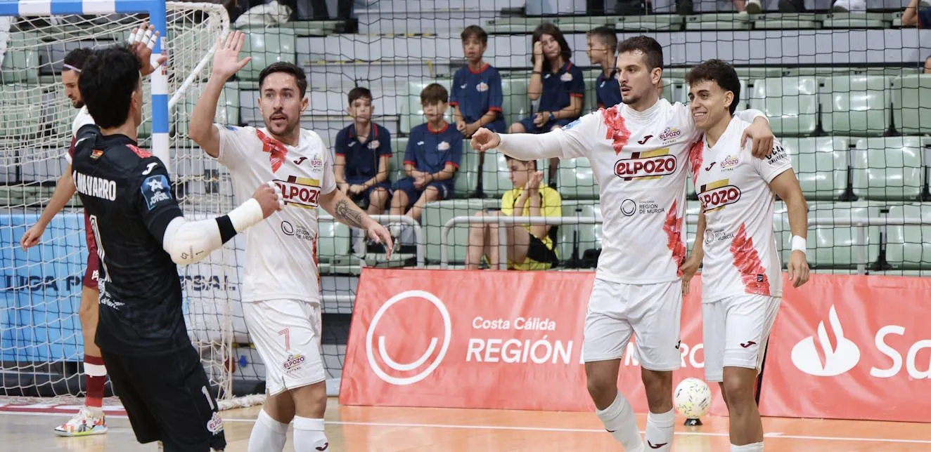 Vendaval de ElPozo Murcia en el Palacio para golear a Córdoba Patrimonio (6-1)